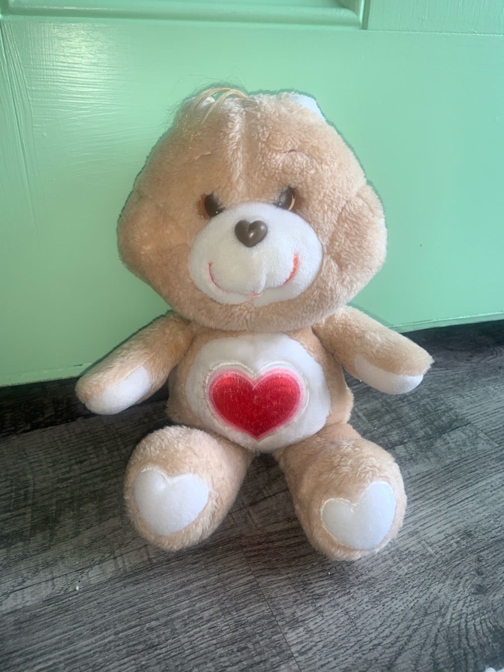 Vintage CareBears Stuffed Animal - TenderHeart Bear
